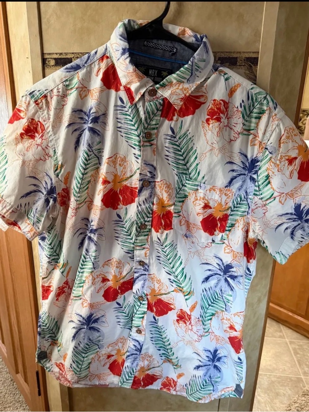 MBX paradise button up shirt